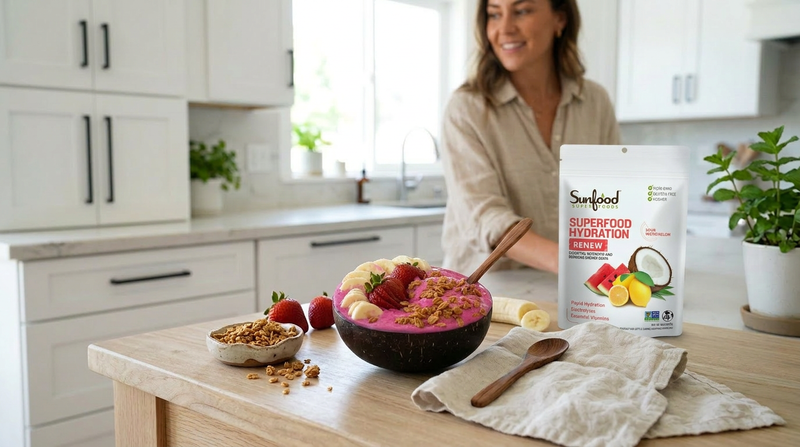 Dragon Fruit Hydration Smoothie Bowl