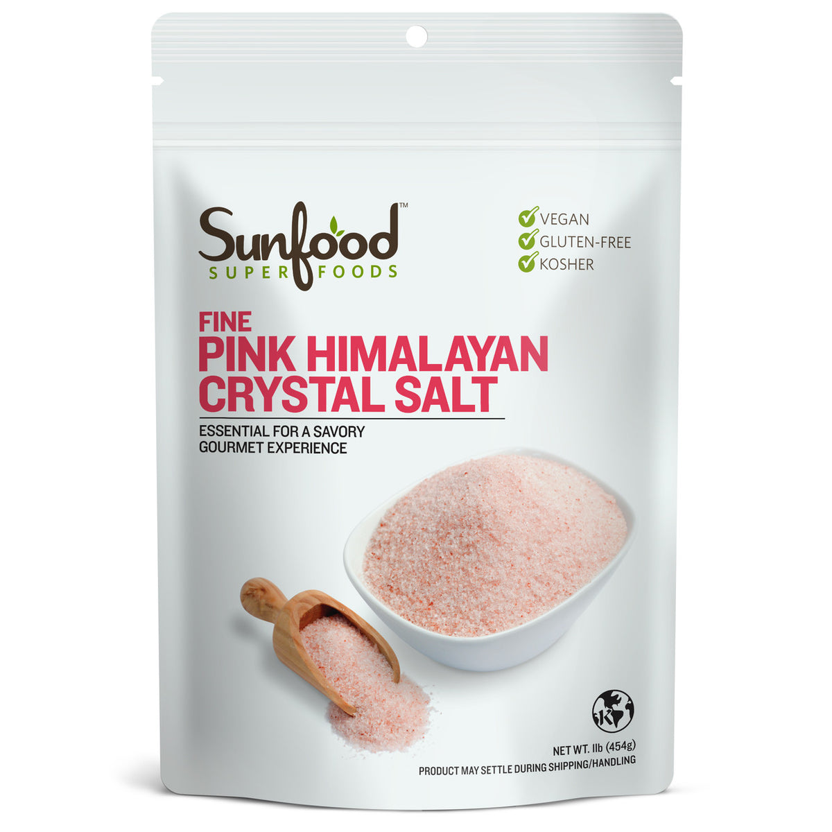 Salt, Himalayan Pink, Fine, 1lb - Front