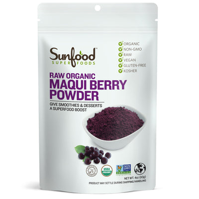 Maqui Berry Powder, Organic, Raw - Front