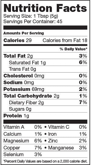 Sunfood Cacao Powder, Organic Raw - Panel
