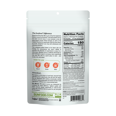 Original Smoothie Mix 8oz - Back