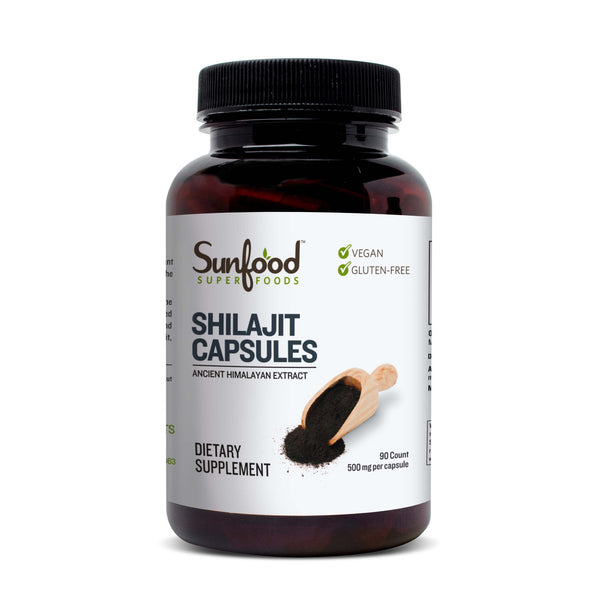 Shilajit Capsules 500mg 90ct - Front