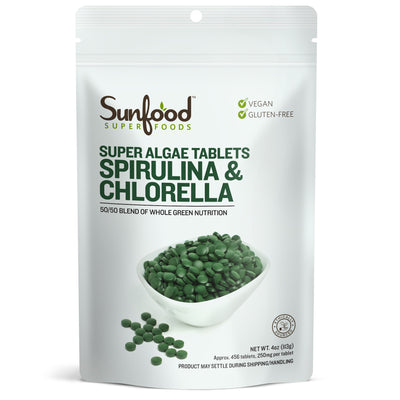 Spirulina & Chlorella Tablets, 4 oz