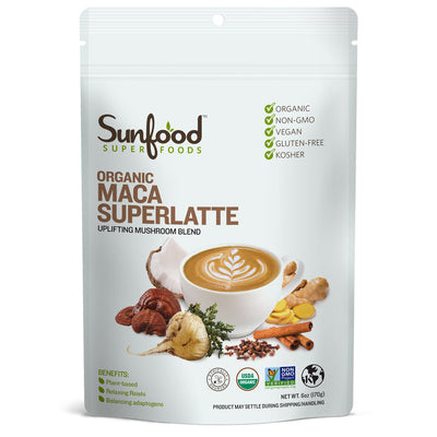 Maca SuperLatte, 6oz, Organic - Front