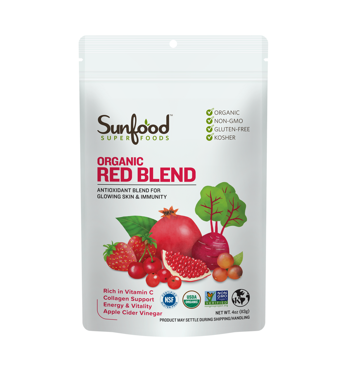 Sunfood Organic Red Blend, 4oz — product image