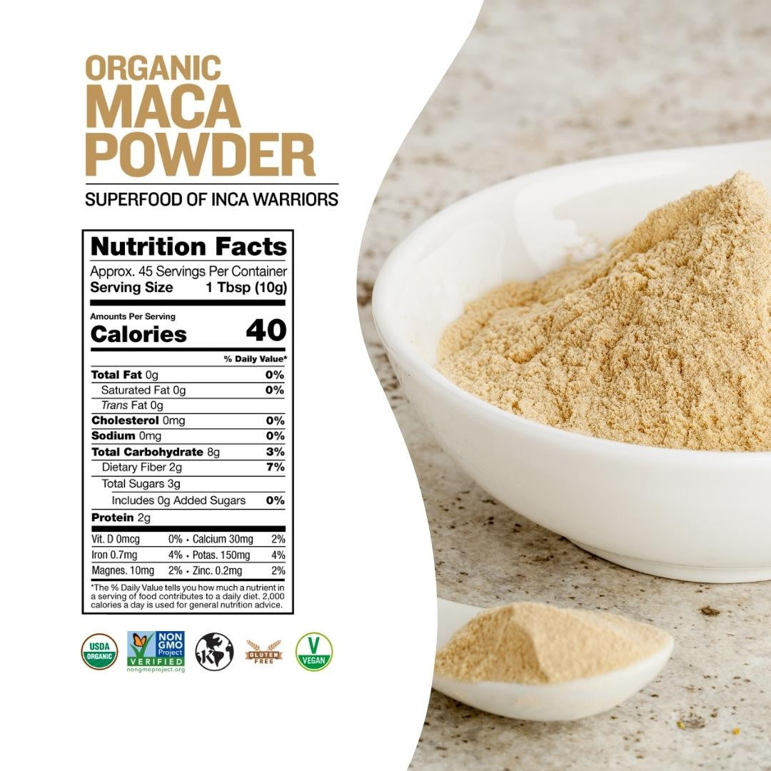 Maca Powder Colours Organic Maca Powder, 4oz 113g - Sunfood – Sunfood Superfoods