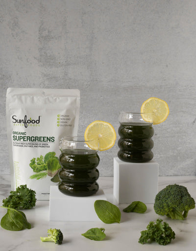 Supergreens, 8oz, Organic, lifestyle