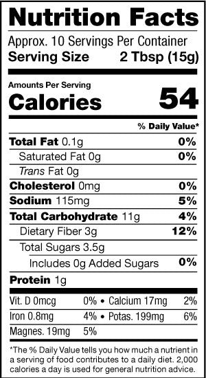 Beets & Mushrooms, 5.31oz, Organic - Nutrition Facts